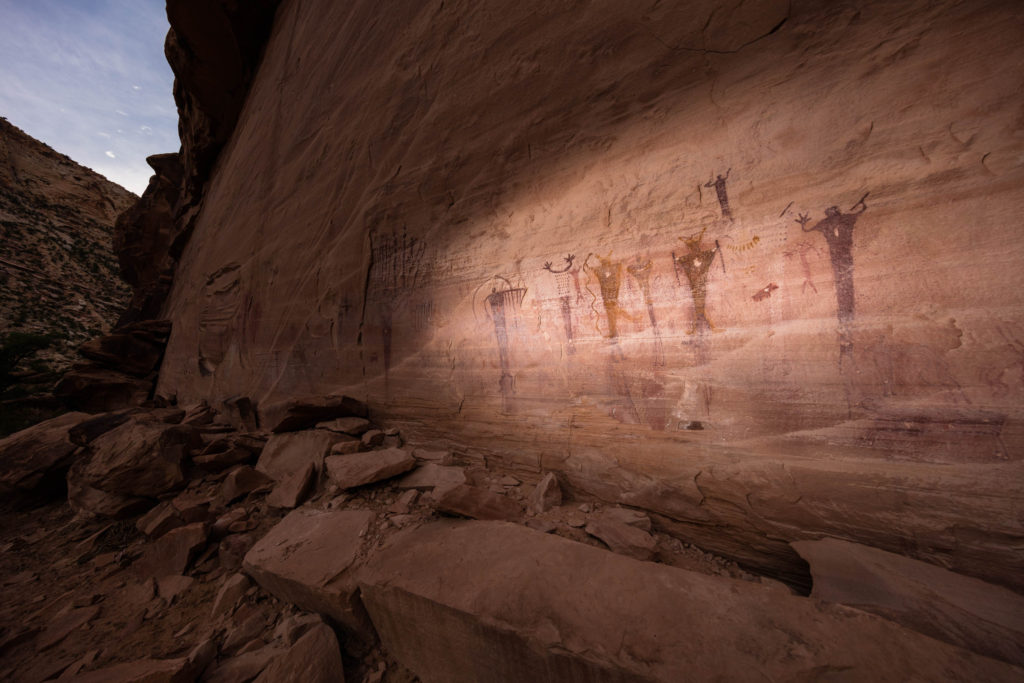 Barrier Canyon Style Petroglyphs on the San Rafael Swell