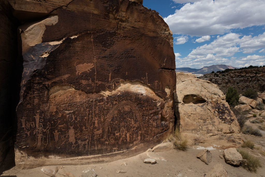 The Rochester Rock Art Panel in Emery County Utah