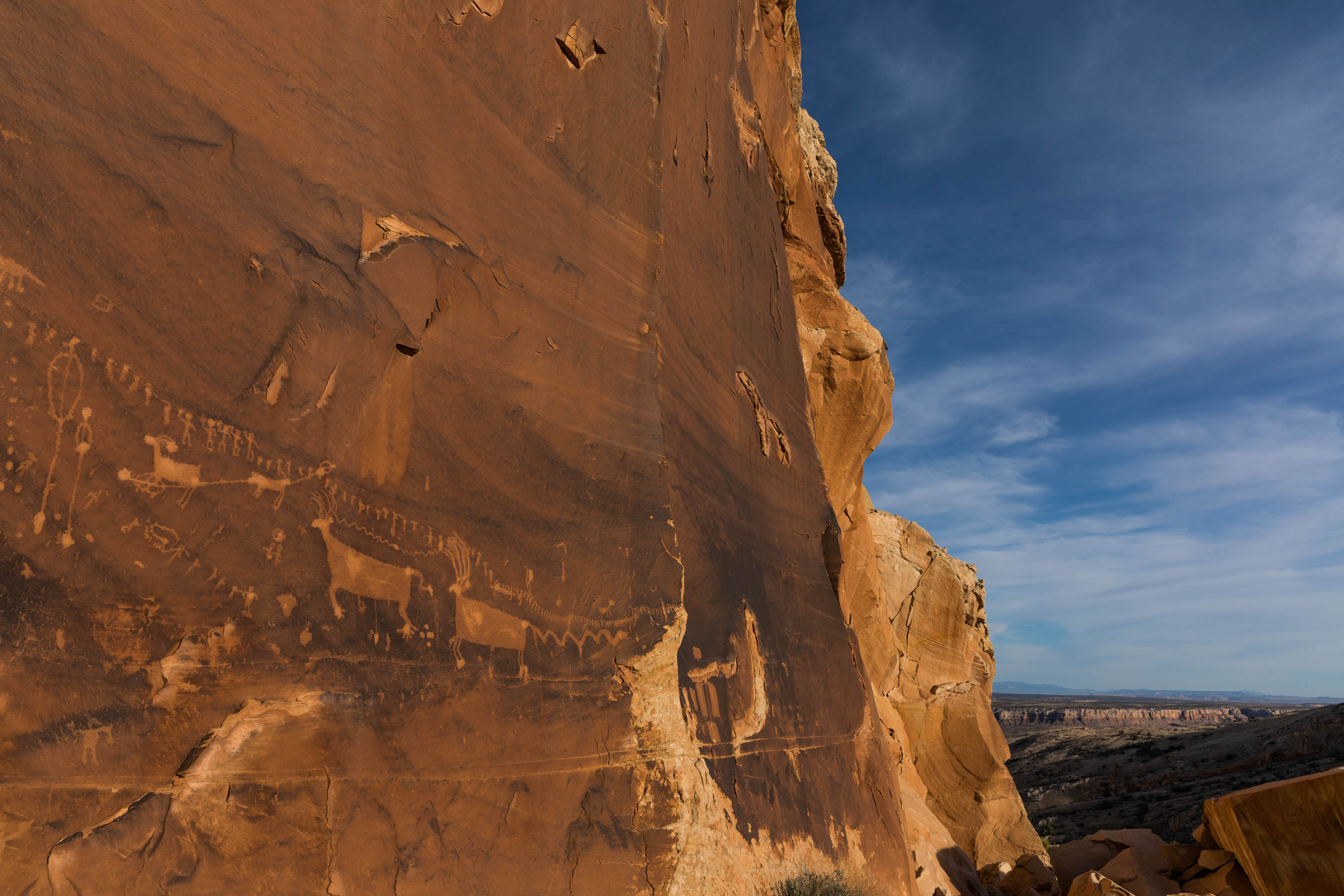 The Procession Panel in Comb Wash, San Juan Country Utah