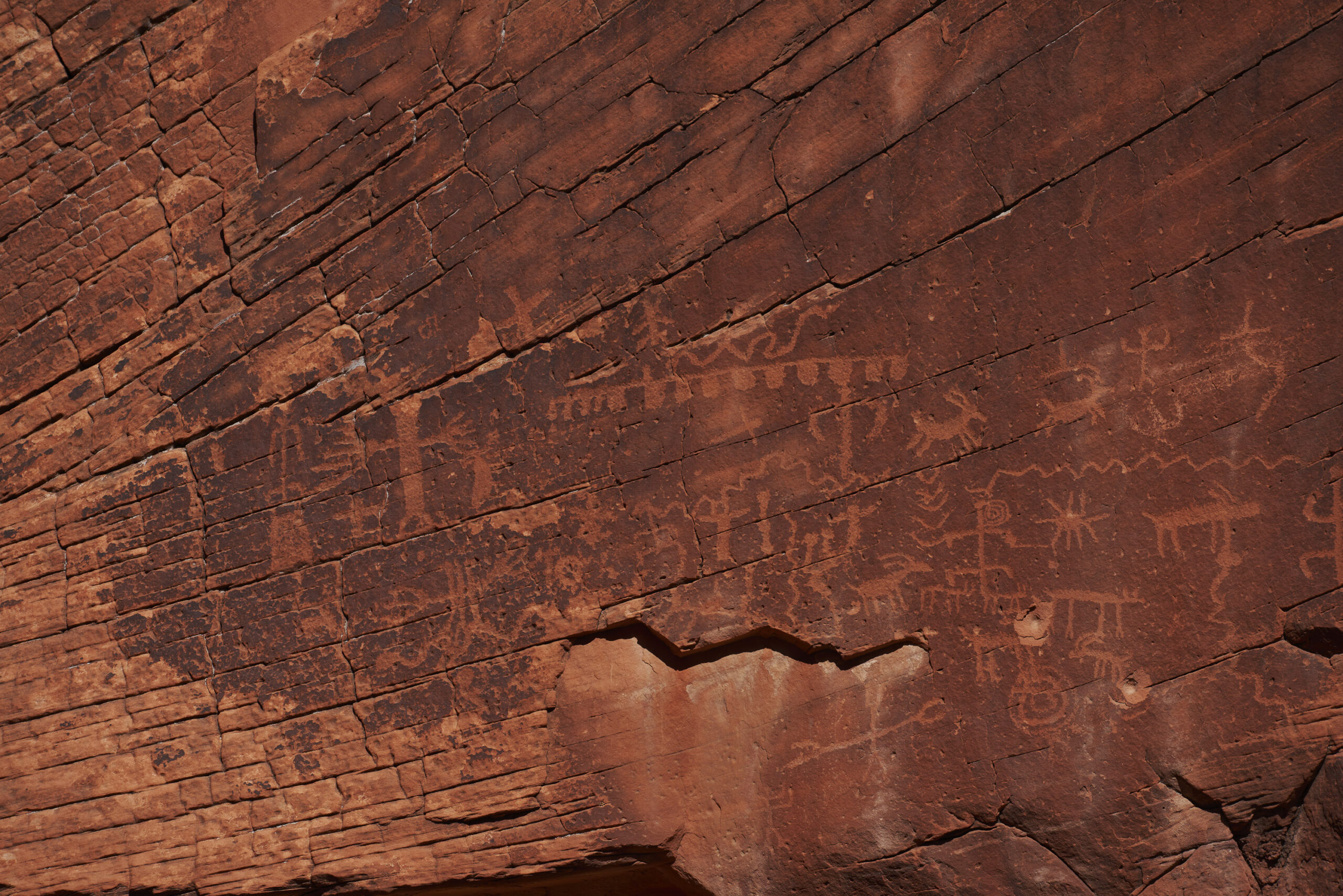 Petroglyphs in Gold Butte National Monument