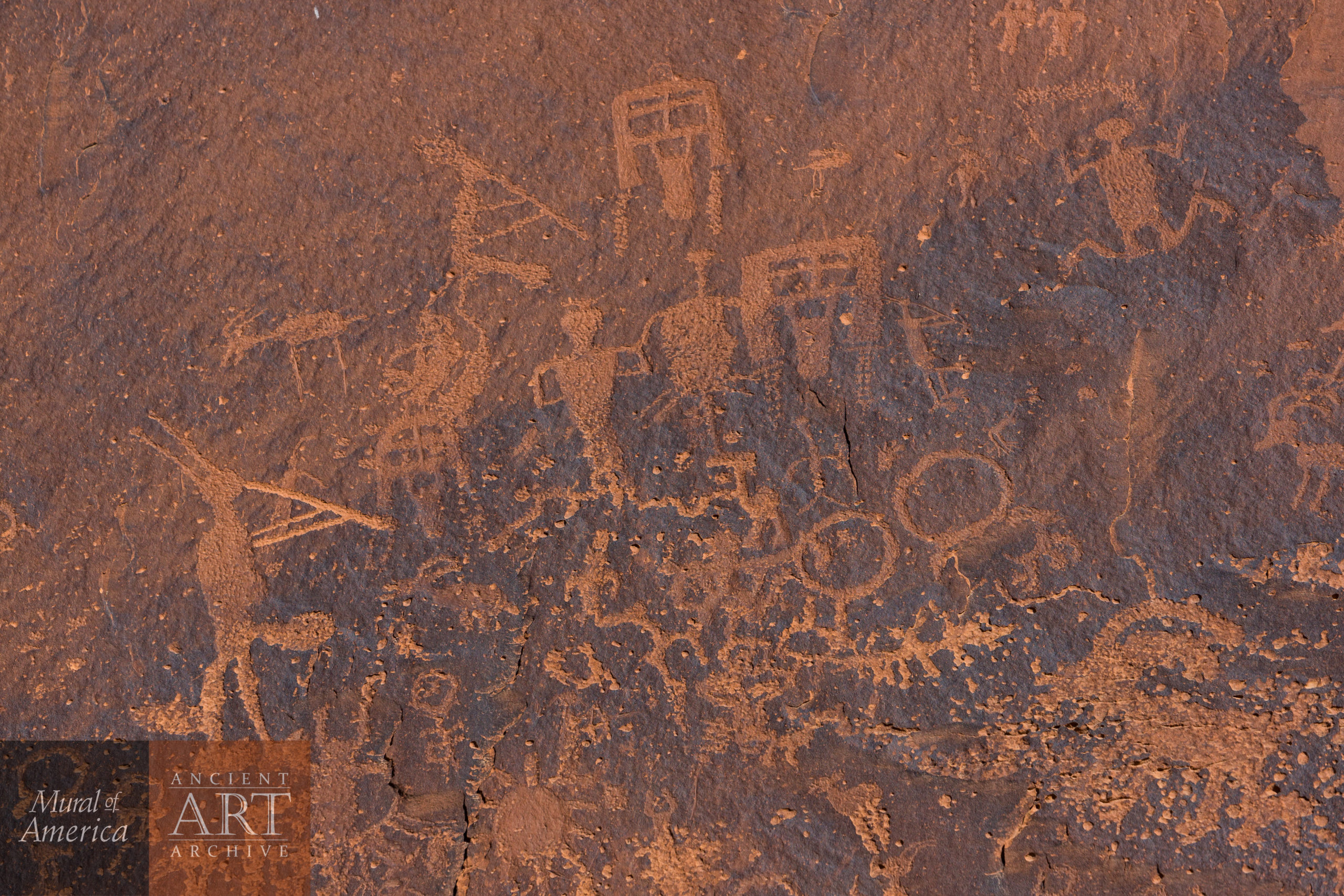 Sand Island Petroglyph panel