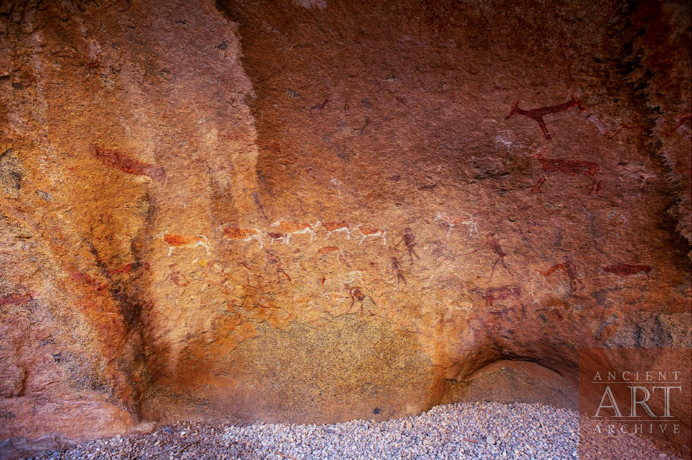The White Lady Panel, Namibia