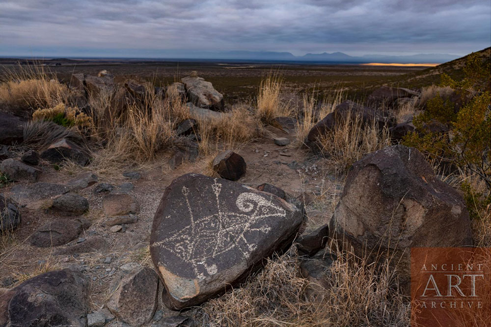 Three Rivers Petroglyph Site, New Mexico USA