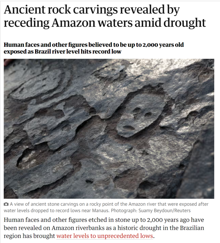 low water in the Amazon